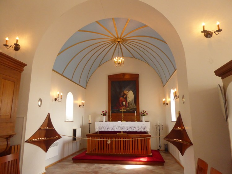 Inside Vik church
