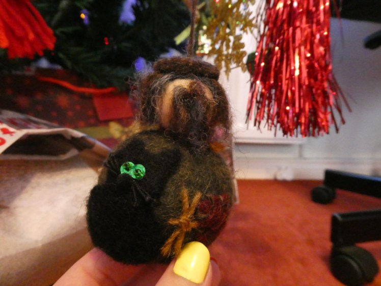 Felted Gryla decoration from Iceland