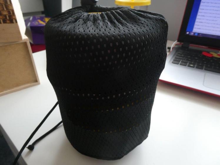 HiGear cookset in its storage bag