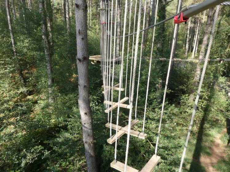 The hanging X-step obstacle