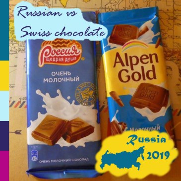 Russian chocolate vs Swiss chocolate | iamapolarbear.com