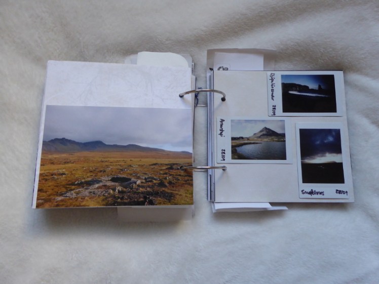 Inside my Iceland scrapbook