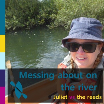 Messing about on the river: Juliet vs the reeds | iamapolarbear.com