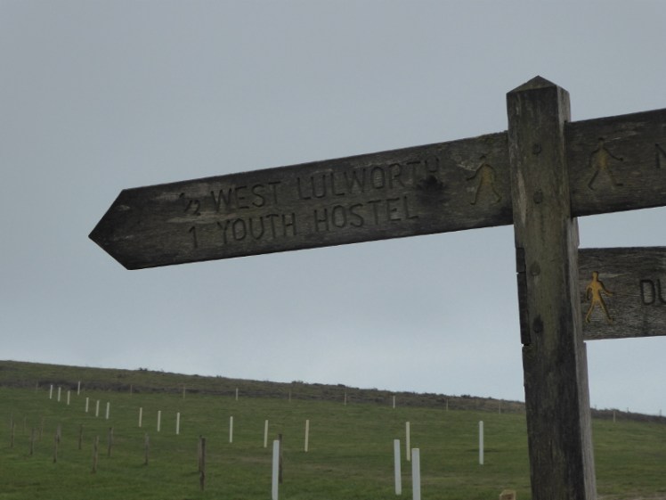 Signpost from Durdle Door to Lulworth