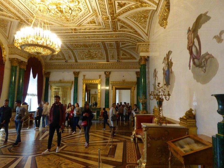 The Malachite Room in the Hermitage