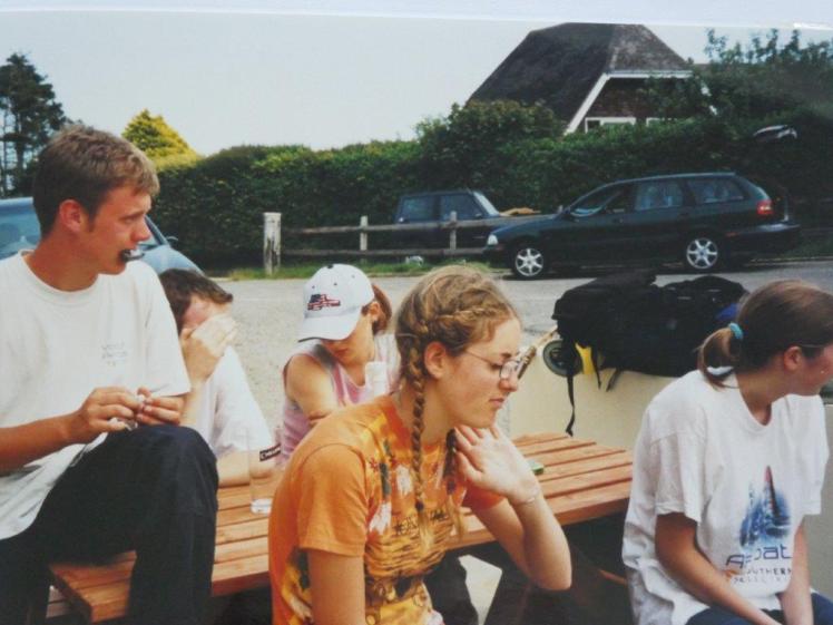 Our DofE Bronze expedition group at the pub at the end of our expedition