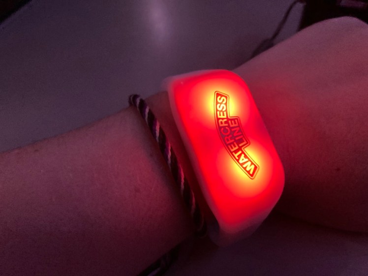 Watercress Line light-up wristband