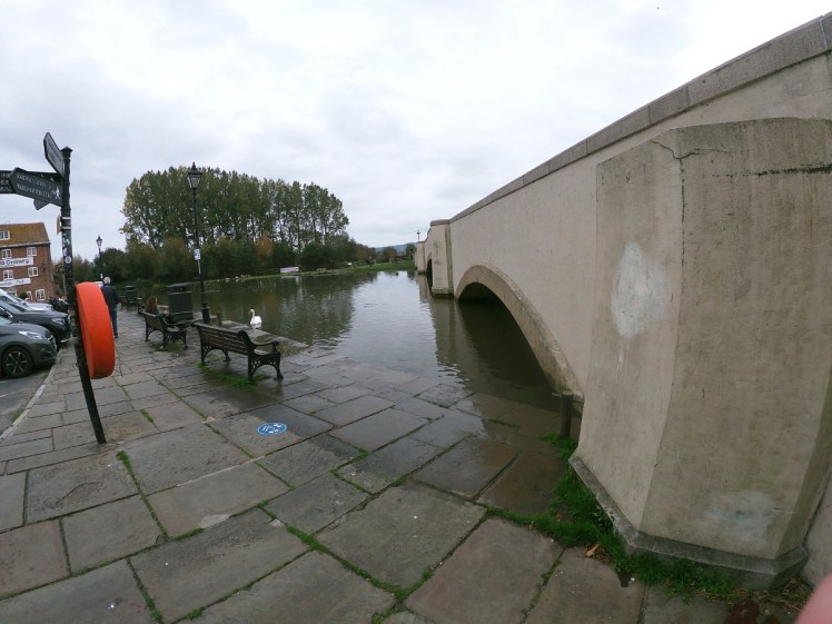 High tide under the bridge