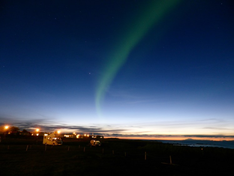 Northern Lights over Akranes