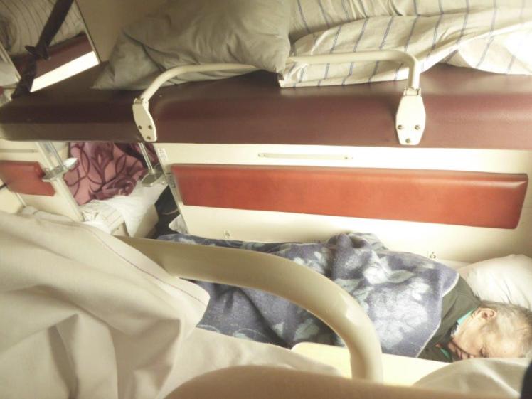 Olga's husband in his bunk