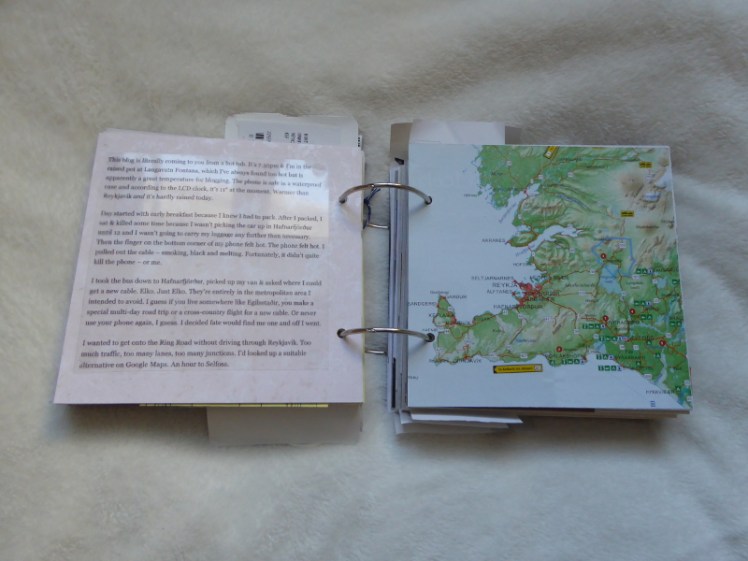 Inside my Iceland scrapbook