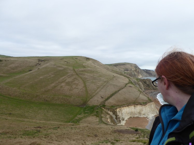 At the top of Swyre Head