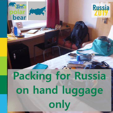 Russia 2019: Packing for Russia on hand luggage only | iamapolarbear.com