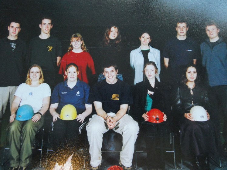 My caving club official photo 2003-04