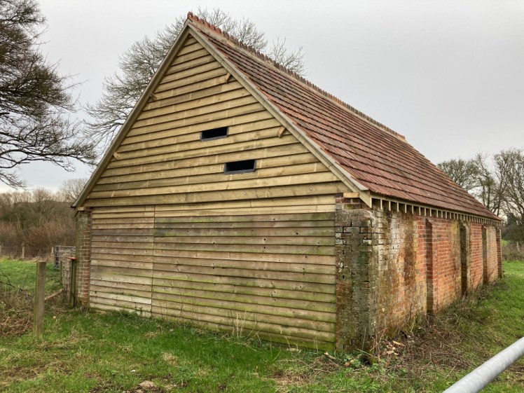 The restored Barn Owl Barn at Bere Marsh Farm