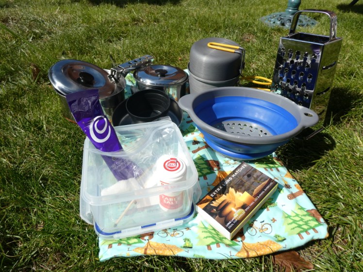 All my camp cooking kitchen equipment