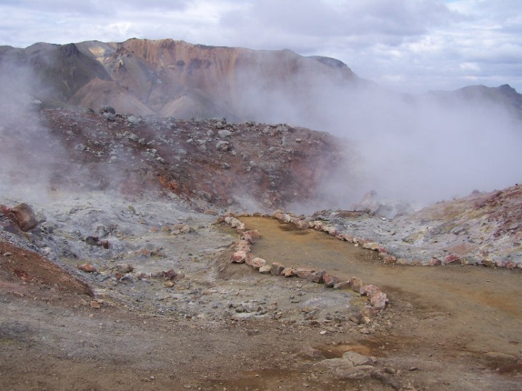 Geothermal area near Landmannalaugar