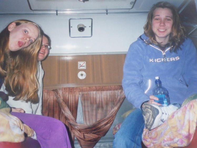 On the overnight train from Moscow to St Petersburg