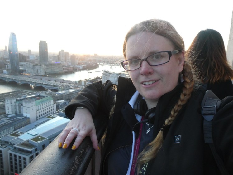 Selfie with the Waterloo sunset from the Golden Gallery