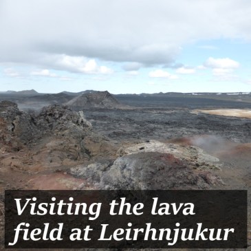 Visiting the lava field at Leirhnjukur | iamapolarbear.com