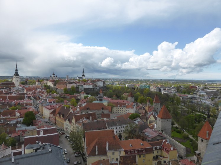 View from St Olaf's Church, Tallinn
