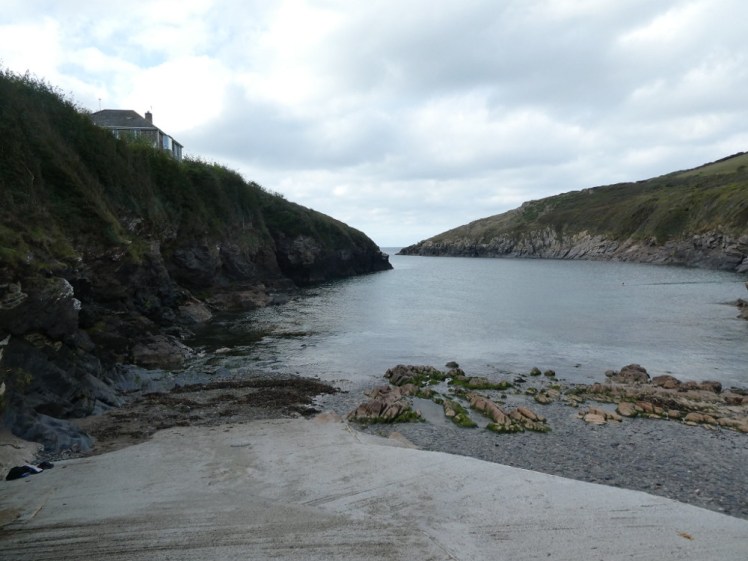 The Port Quin slipway and harbour