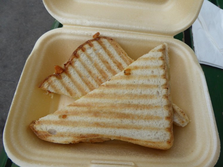 A perfectly cooked toastie