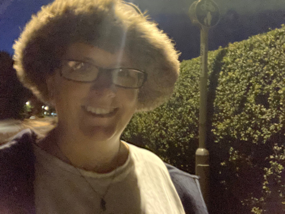 Selfie on my 1000km walk