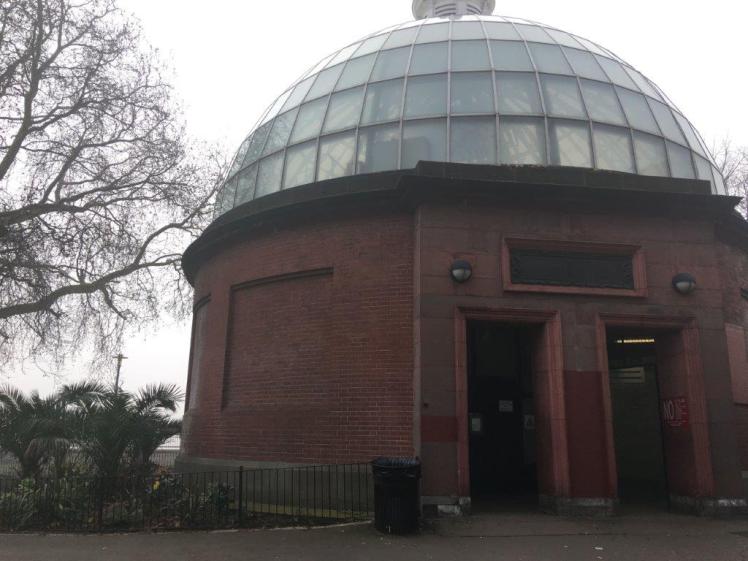 Island Gardens entrance to the Thames foot tunnel