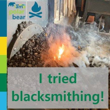 I tried blacksmithing! | iamapolarbear.com