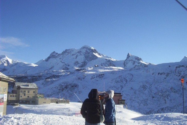 Jemma and Angela at Schwartzsee.