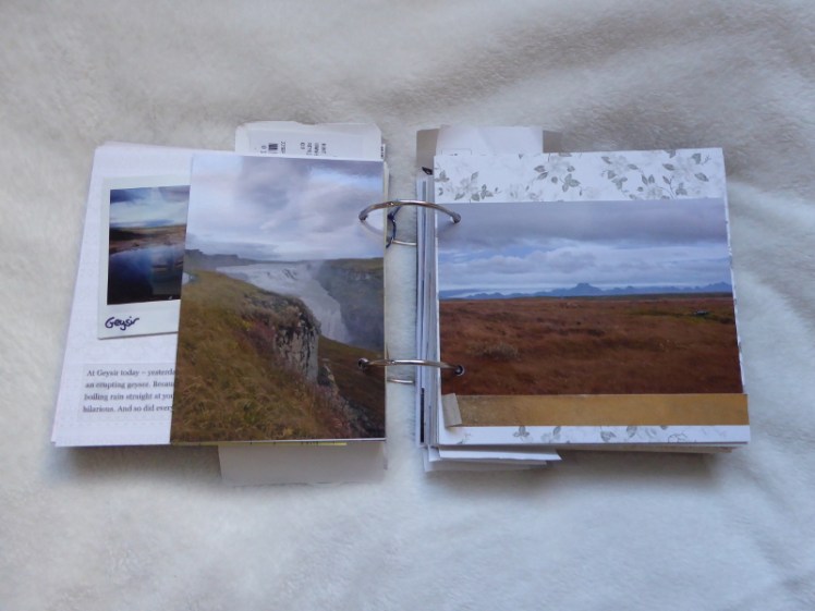 Inside my Iceland scrapbook