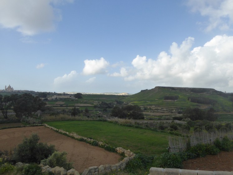 Gozo countryside from the bus