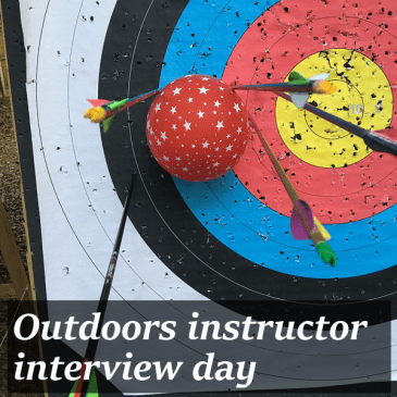 Outdoors instructor interview day title pic