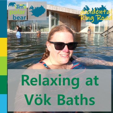 Relaxing at Vök Baths | iamapolarbear.com
