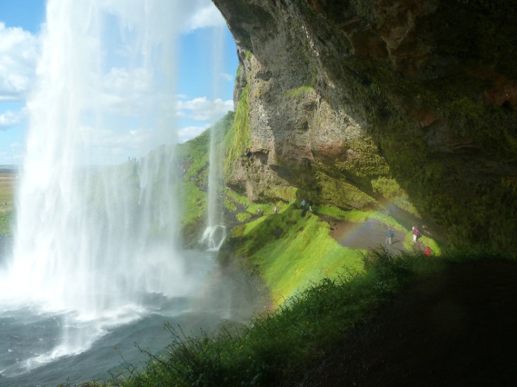 Behind Seljalandsfoss