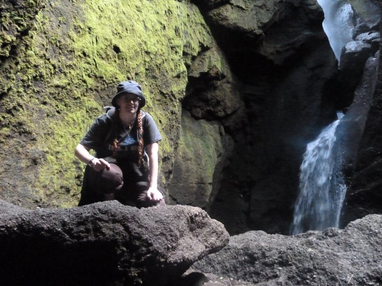 Photo by a stranger in a canyon in Iceland