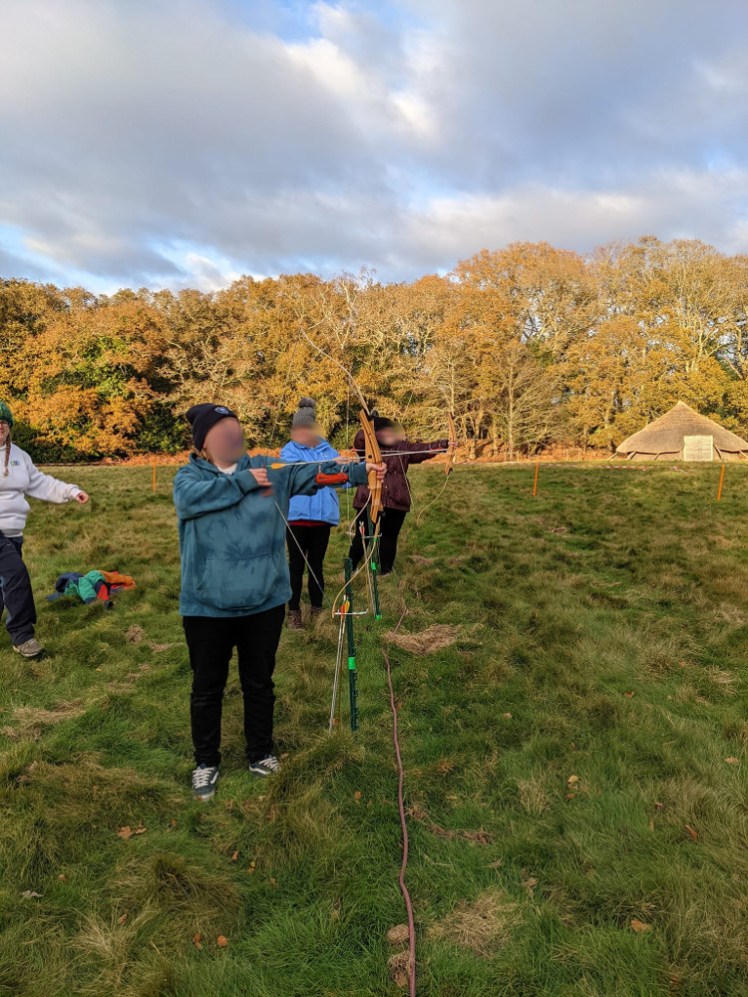 Archery in quite high winds
