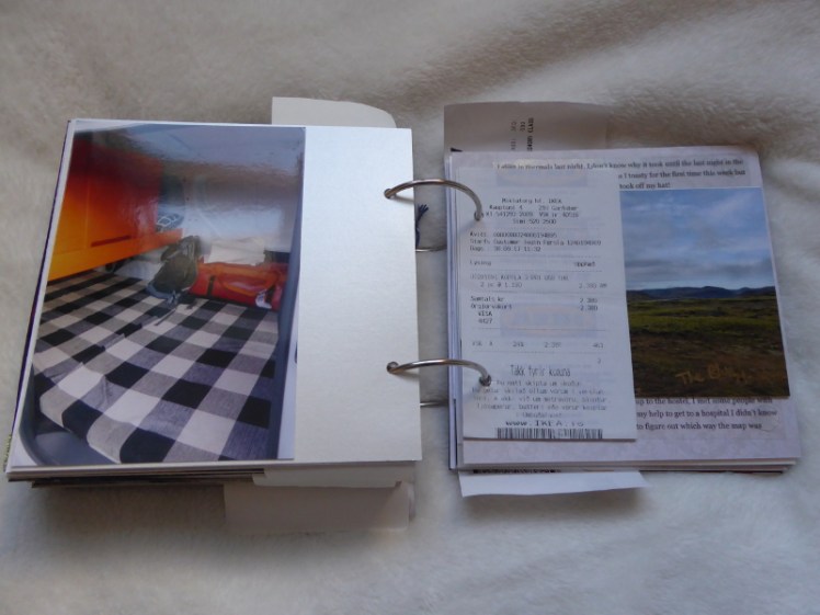 Inside my Iceland scrapbook