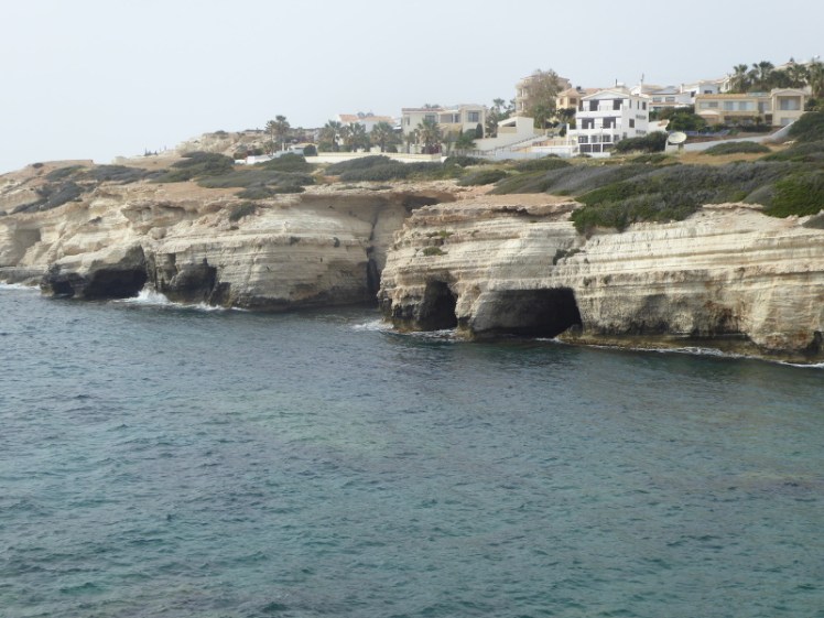 Sea caves at Coral Bay