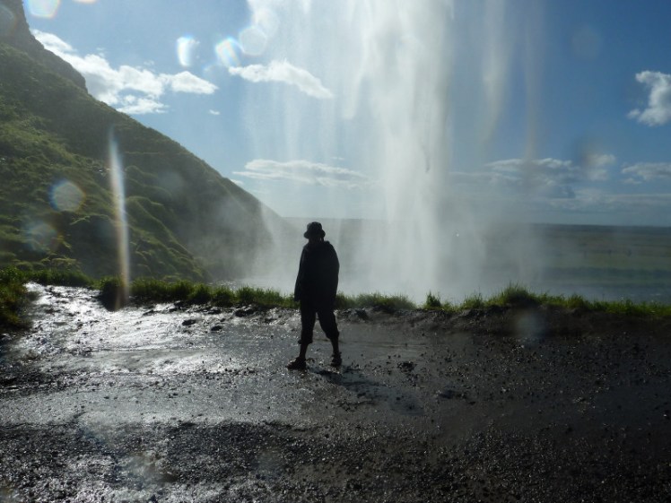 Me behind Seljalandsfoss