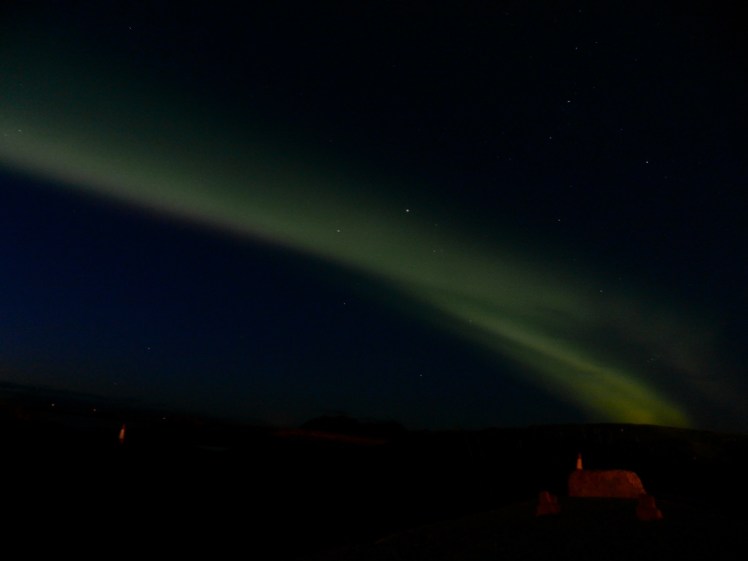 Northern Lights over Akranes