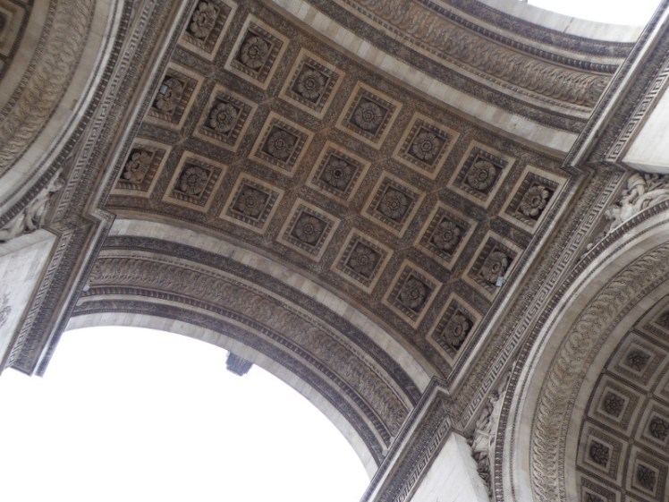 Camera under the Arc de Triomphe