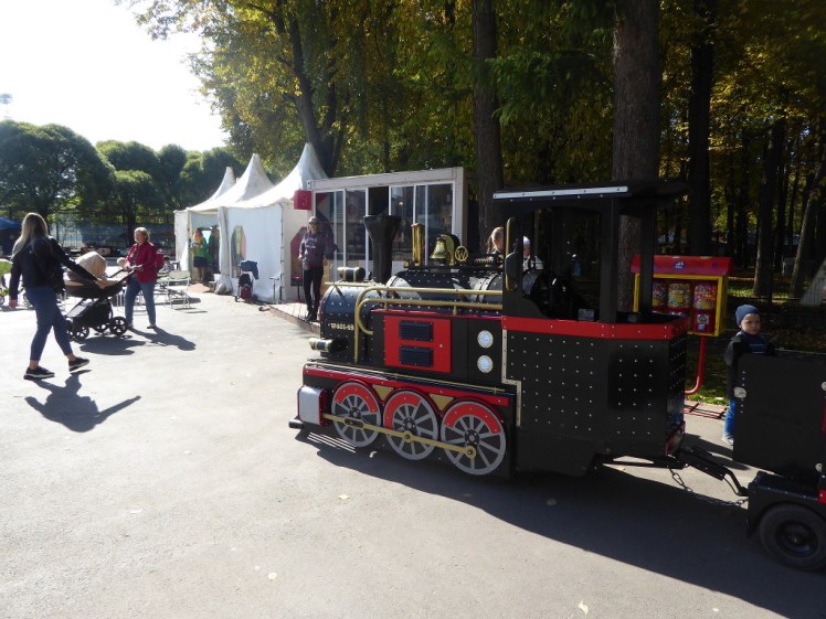 The land train in Gorkogo Park, Perm