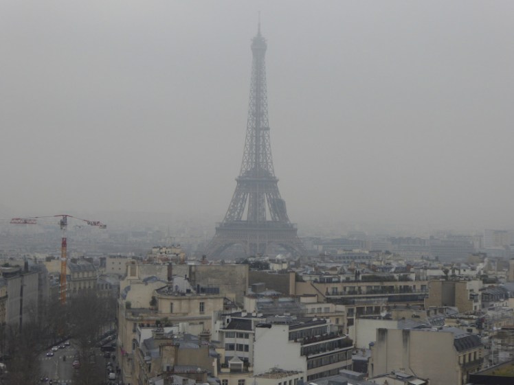 Eiffel Tower from the Arc de Triomphe