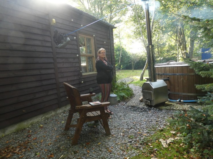 Trying to get the hot tub lit