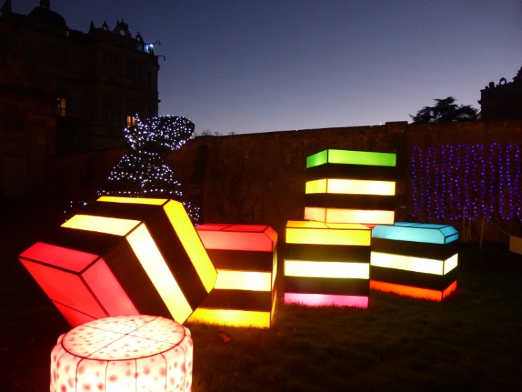 Giant sweets lanterns at Longleat's Festival of Lights