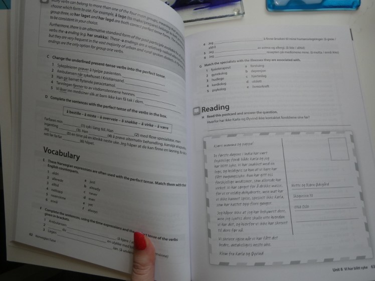 Inside the Norwegian Tutor book