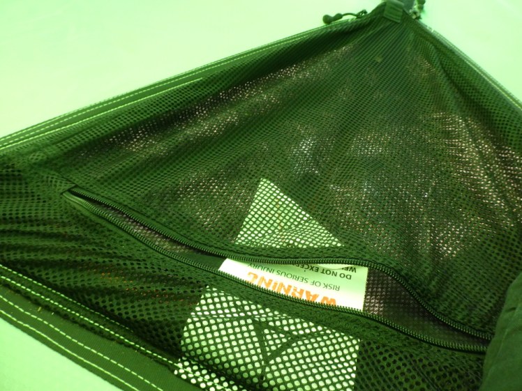 The hatch's storage pouch