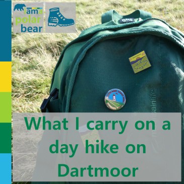 What I carry on a day hike on Dartmoor | iamapolarbear.com